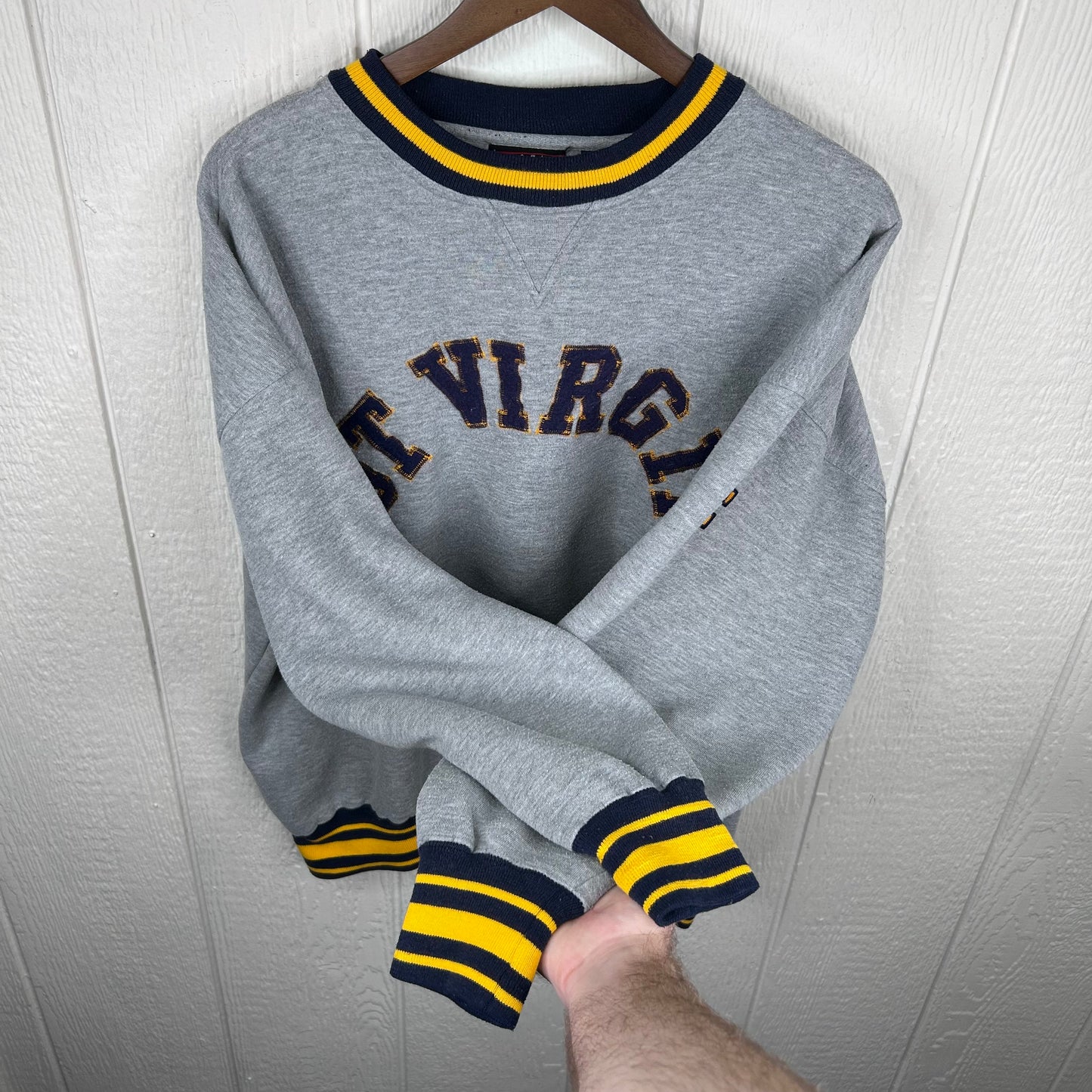 Vintage 90's West Virginia Mountaineers Crewneck (XL)