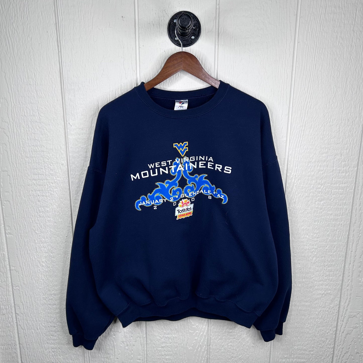2008 WVU Football Tostitos Fiesta Bowl Crewneck (XL)