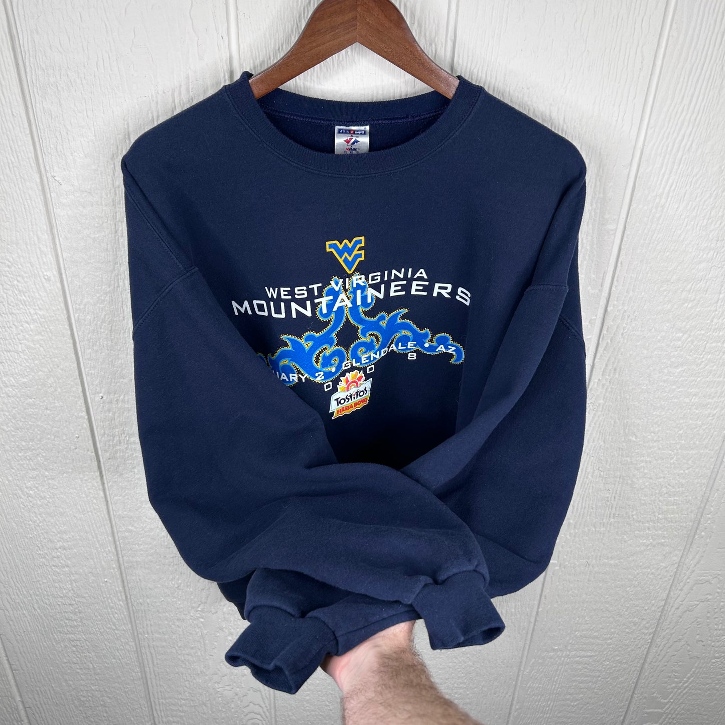 2008 WVU Football Tostitos Fiesta Bowl Crewneck (XL)