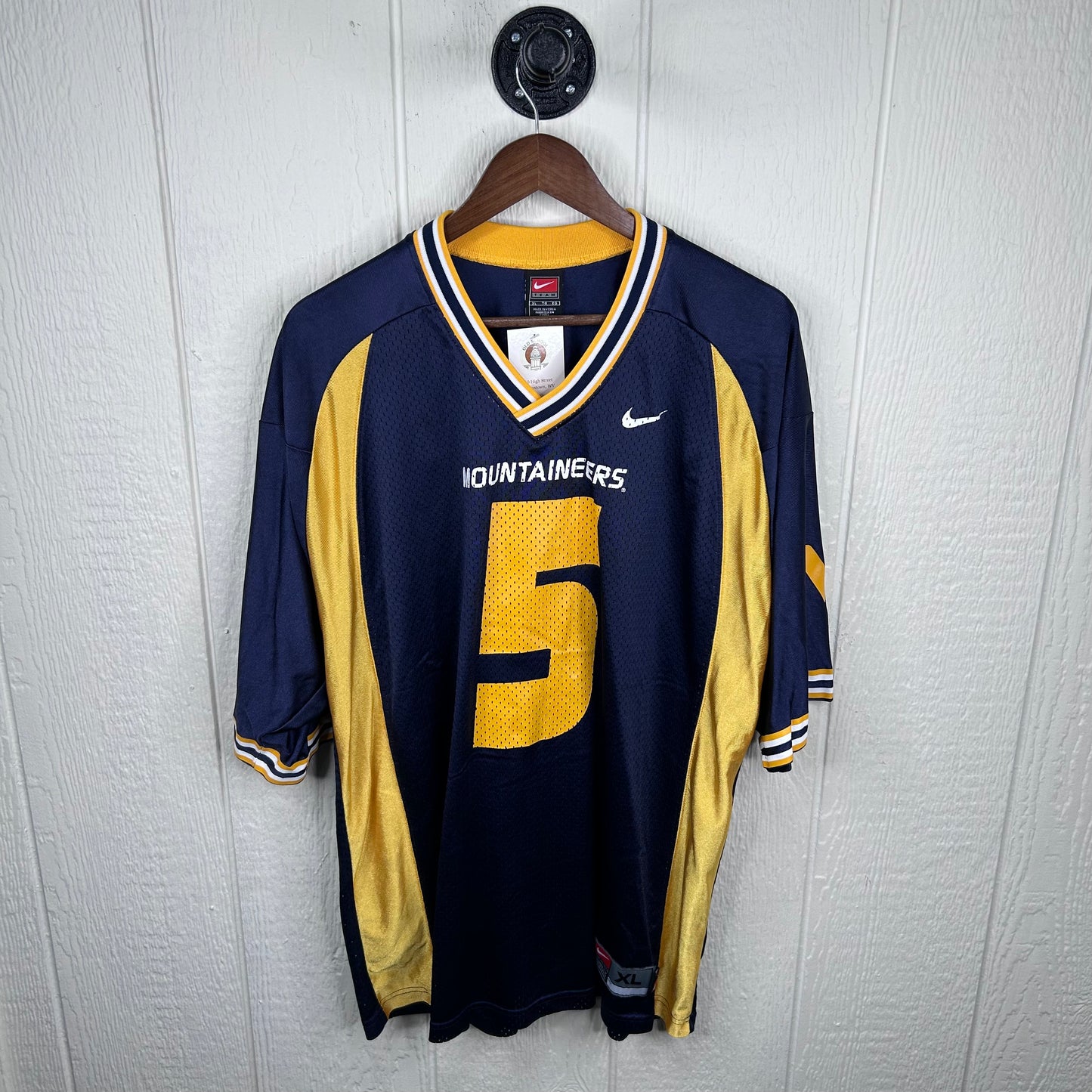 Y2K Nike WVU Football Navy Pat White Jersey (XL)