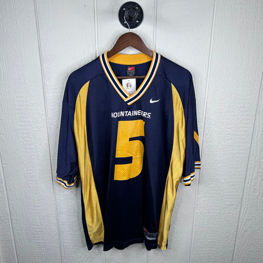 Y2K Nike WVU Football Navy Pat White Jersey (XL)