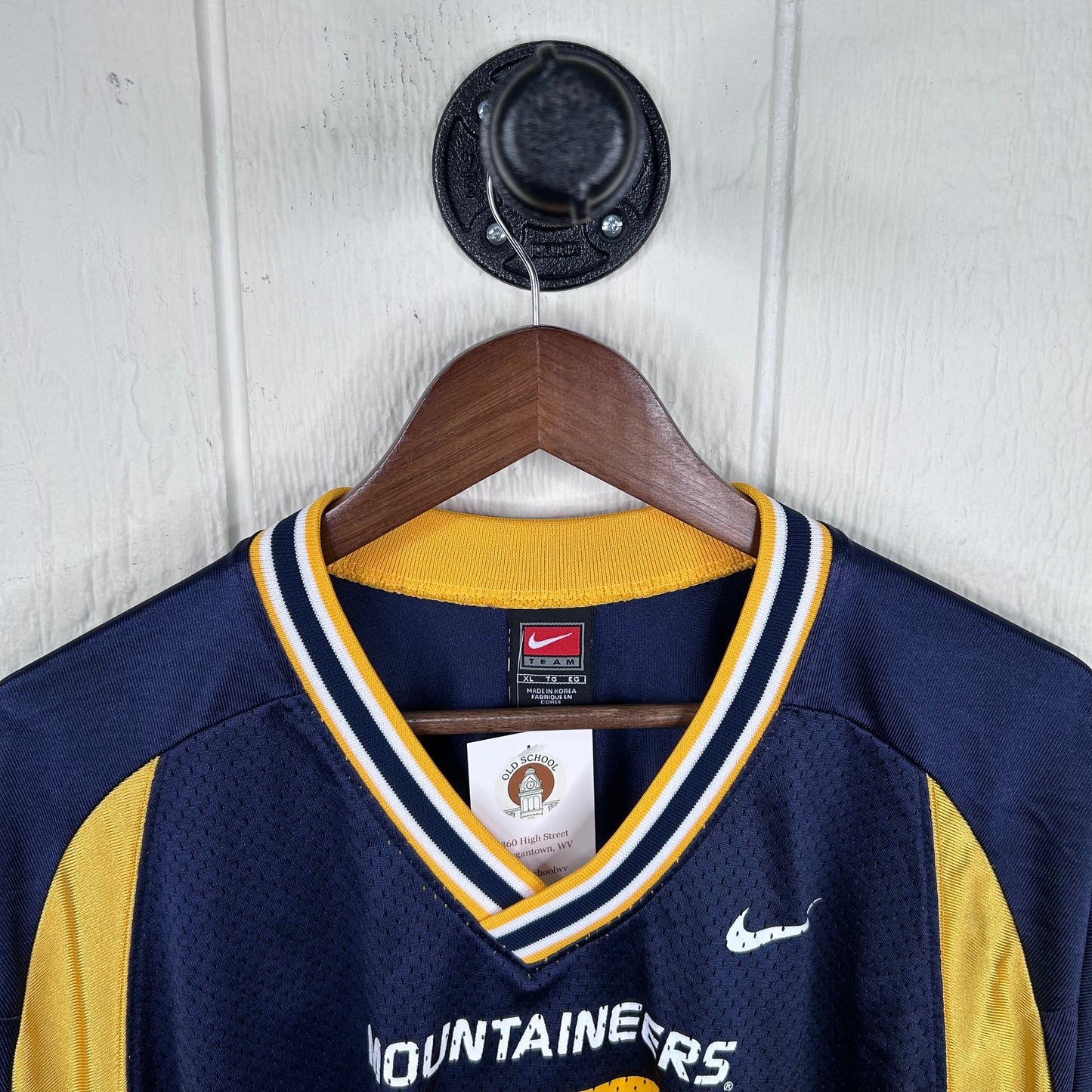Y2K Nike WVU Football Navy Pat White Jersey (XL)