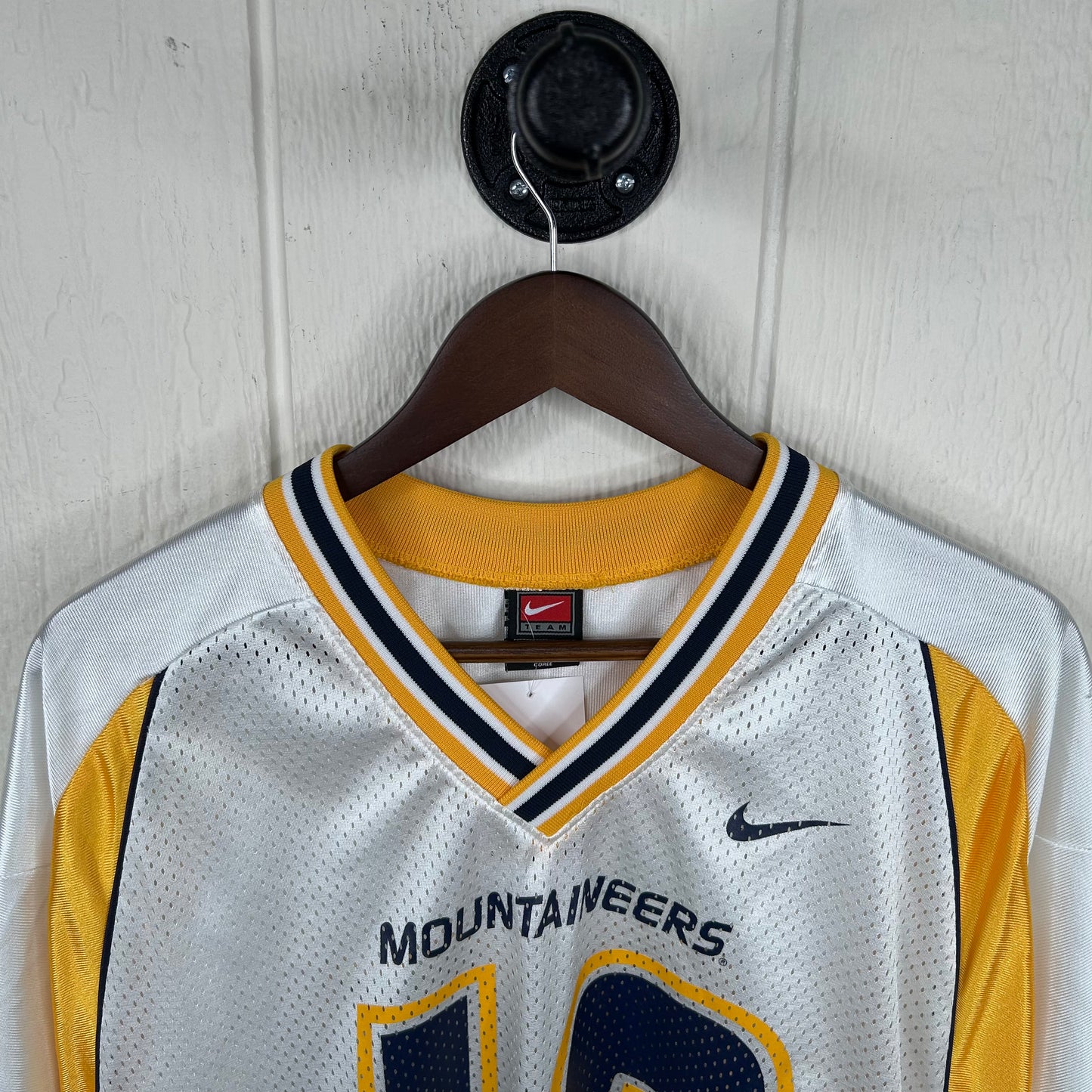 Y2K Nike WVU Mountaineers Steve Slayton Jersey (XL)