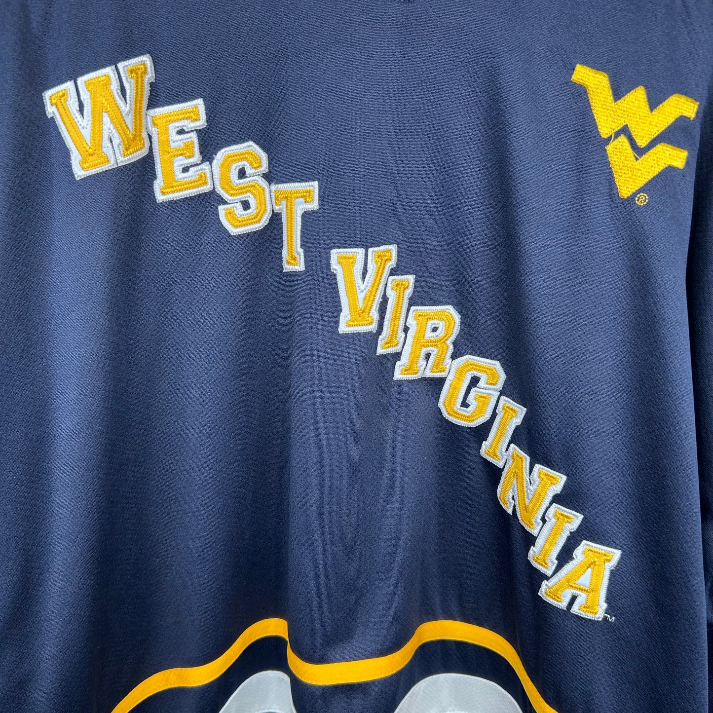 Vintage WVU Mountaineers Number 99 Hockey Jersey (XL)