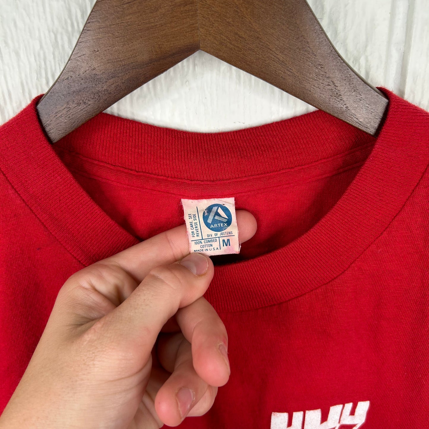 Vintage 70's Engineers College Campus Men's Baby Tee (M)