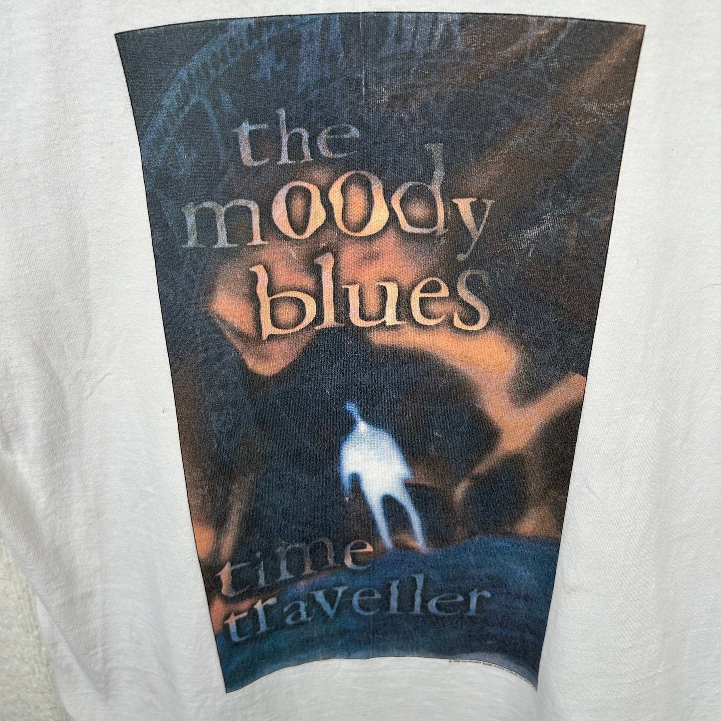 Vintage 90's The Moody Blues Time Traveler Tour Concert Graphic Tee (L)