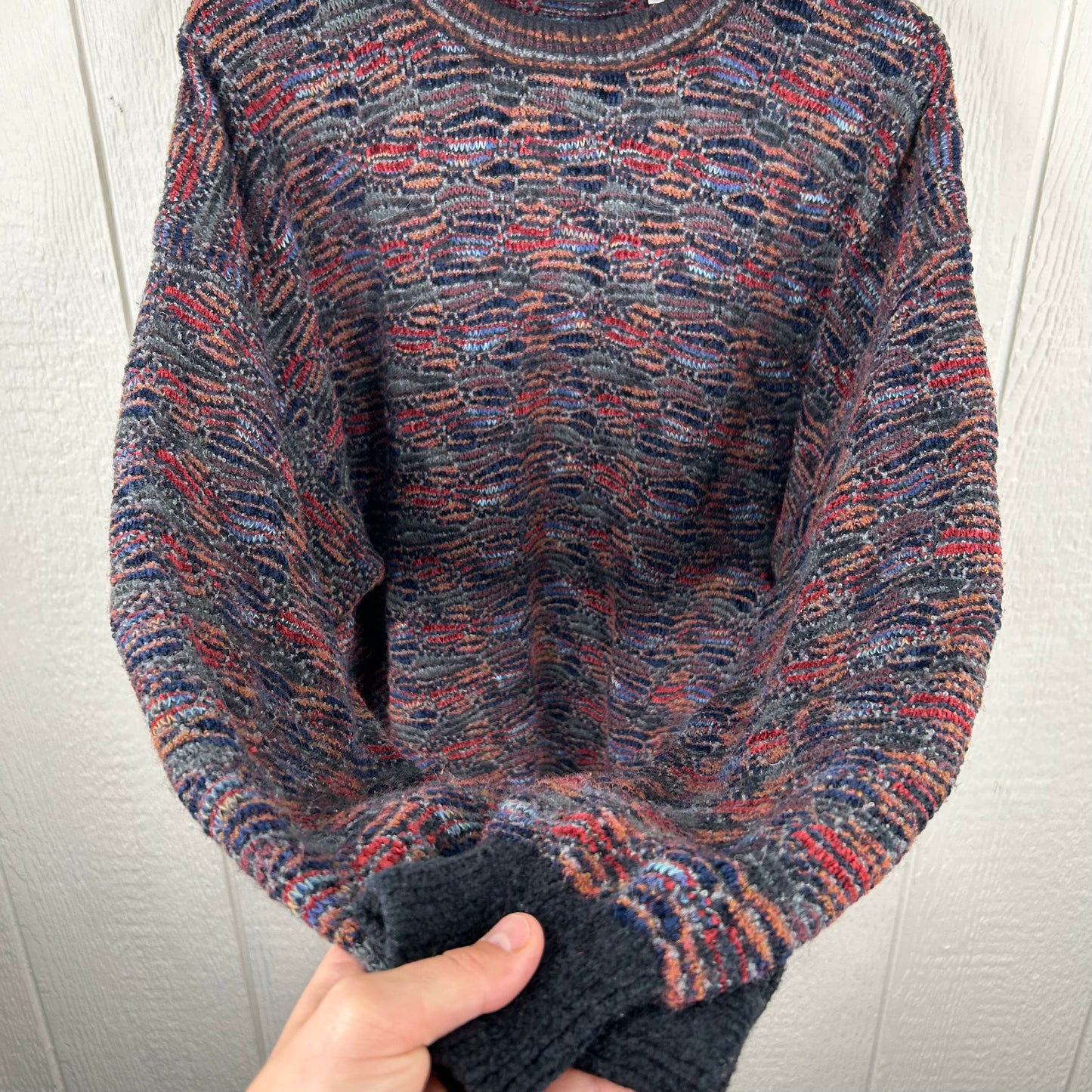 Vintage 90's Indie Style Knit Sweater (XL)