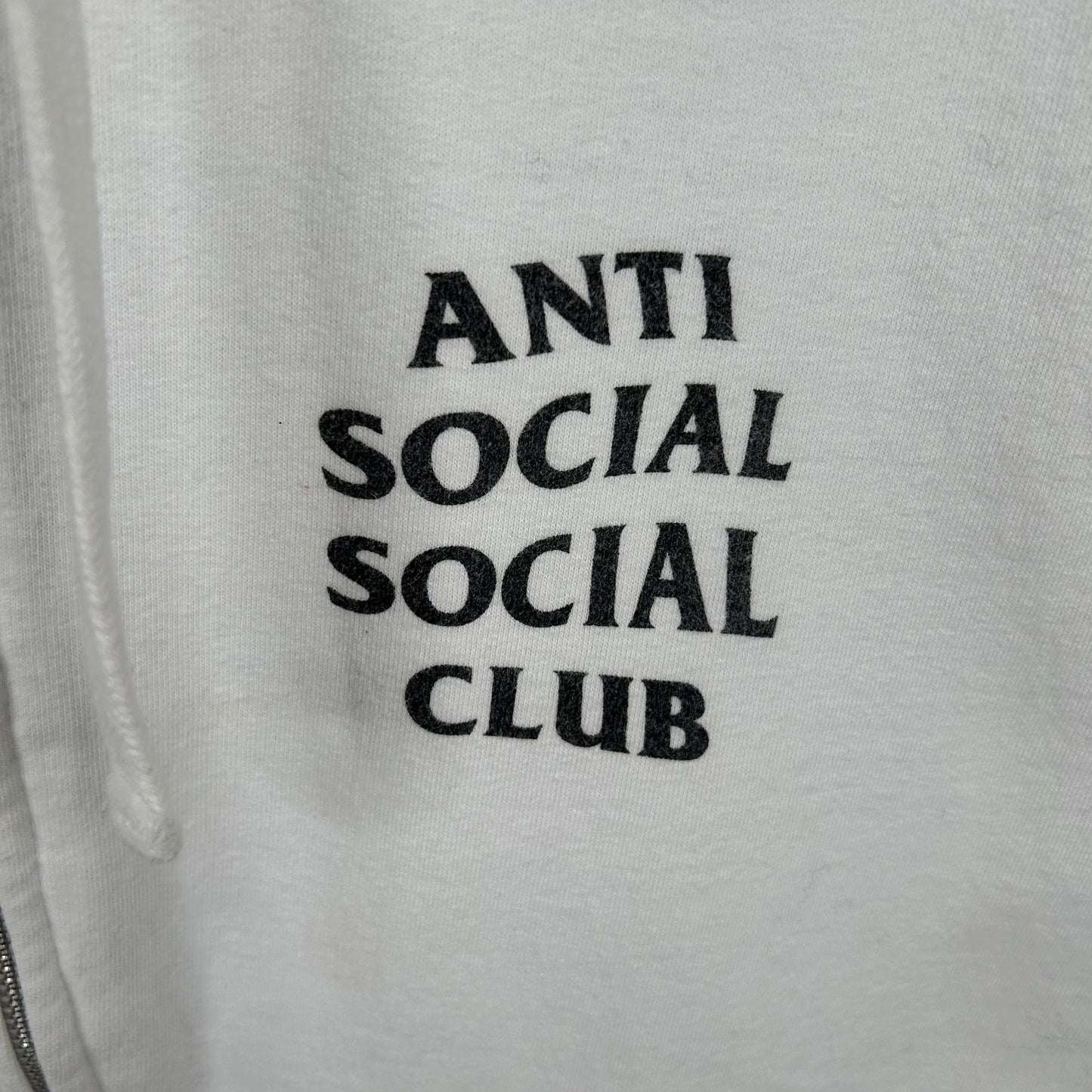 Modern 2016 Style Floral Anti Social Social Club Full-Zip Hoodie (S)