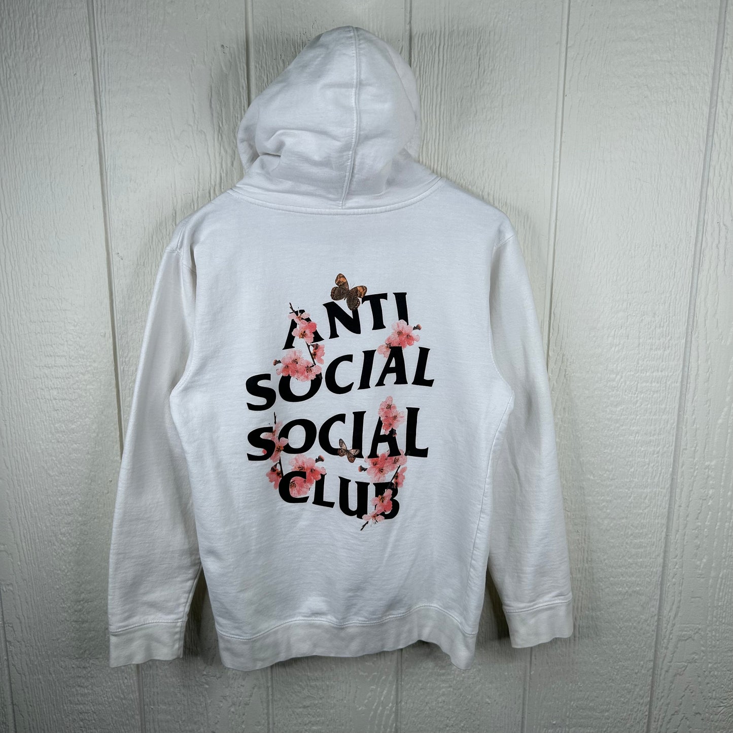 Modern 2016 Style Floral Anti Social Social Club Full-Zip Hoodie (S)