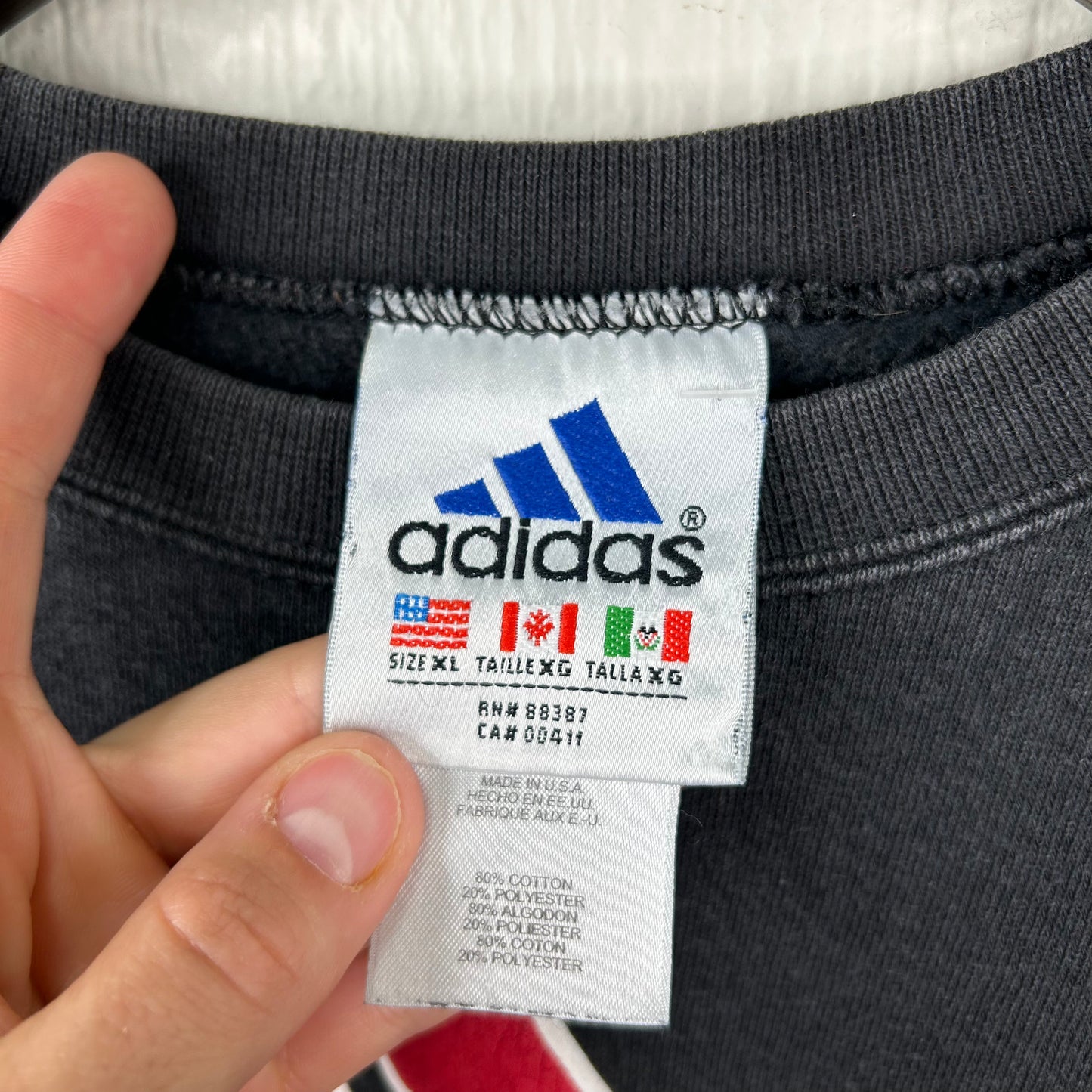 Vintage 90's Adidas Sportswear Graphic Crewneck (S)