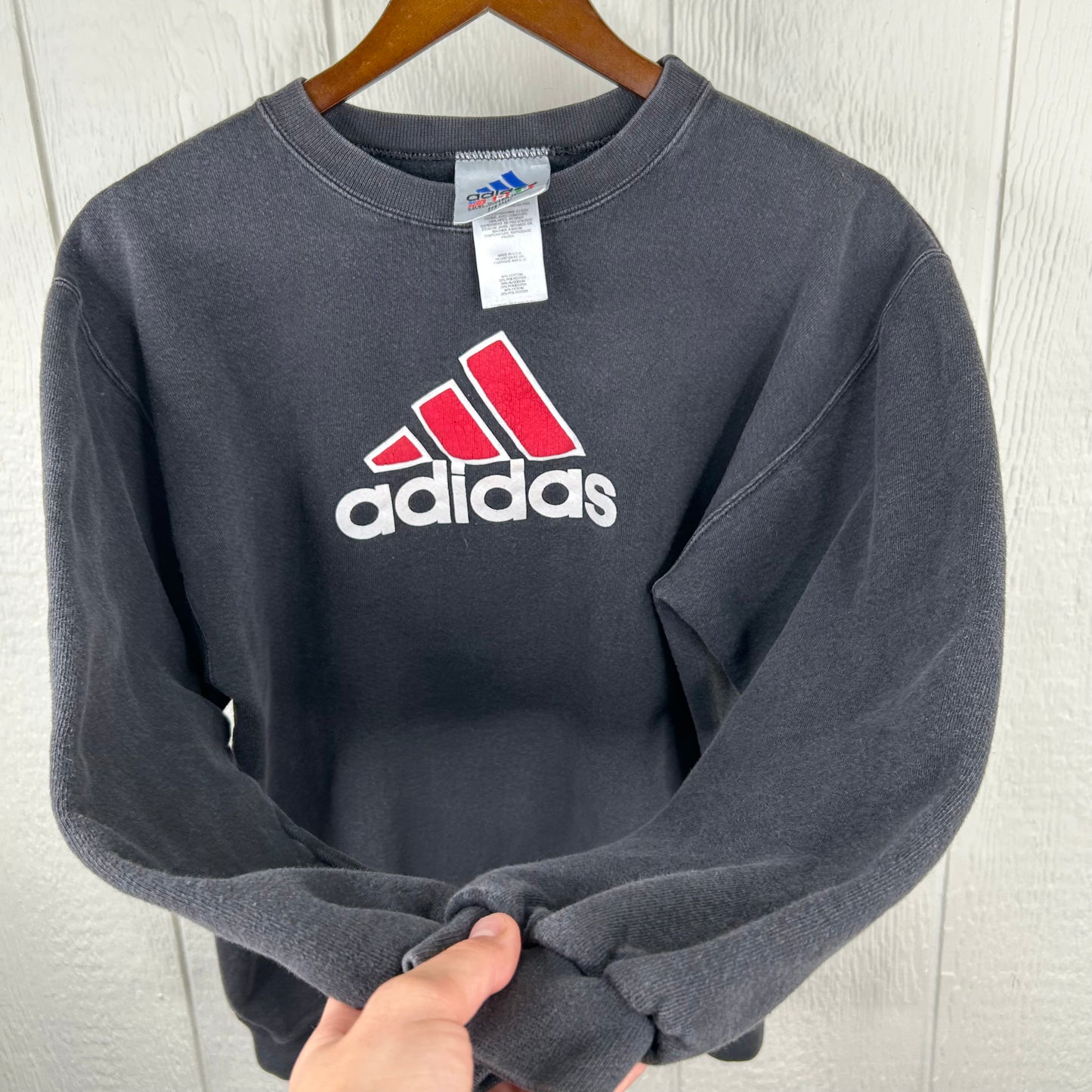 Vintage 90's Adidas Sportswear Graphic Crewneck (S)