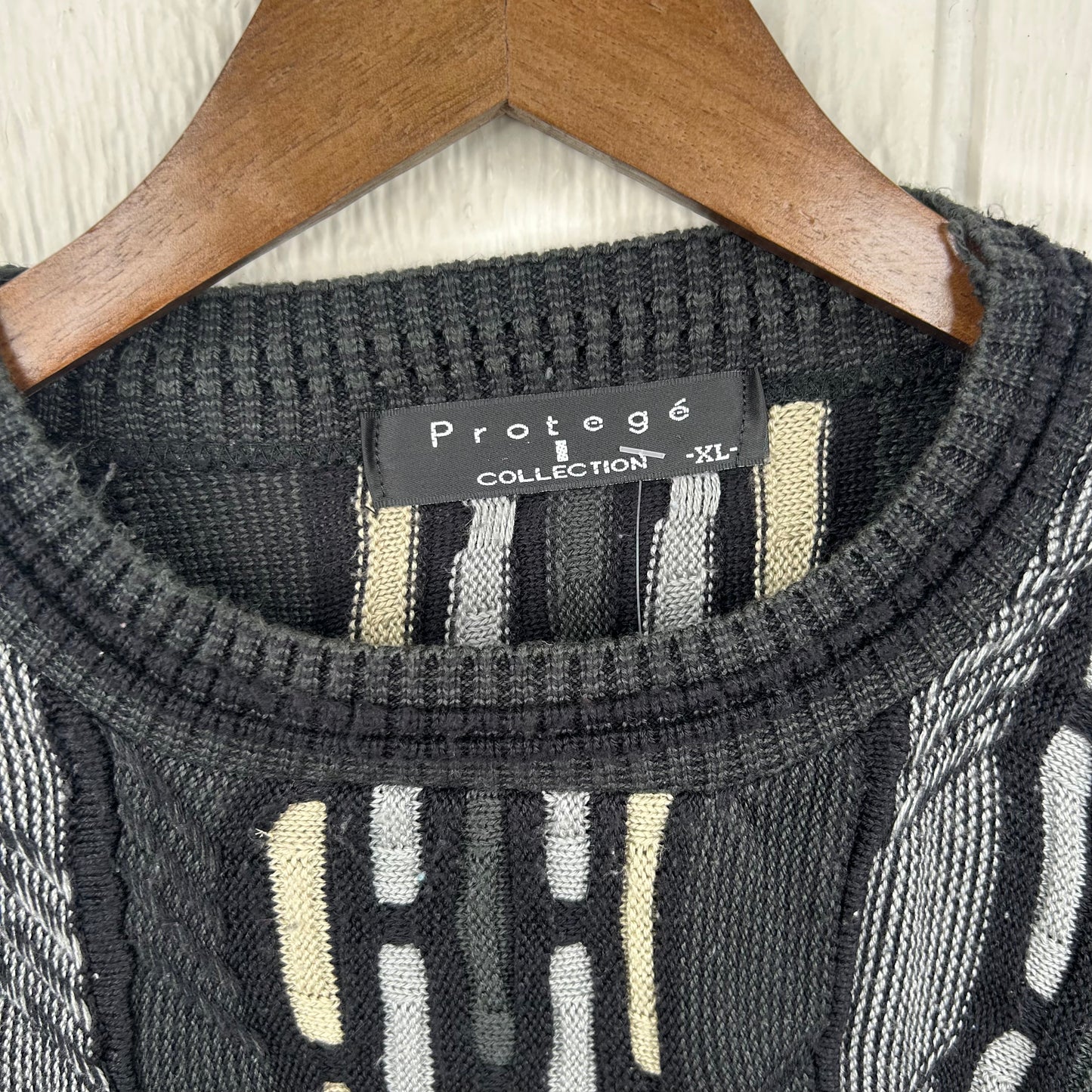 Vintage 90's 3D Knit Coogi Style Sweater (XL)