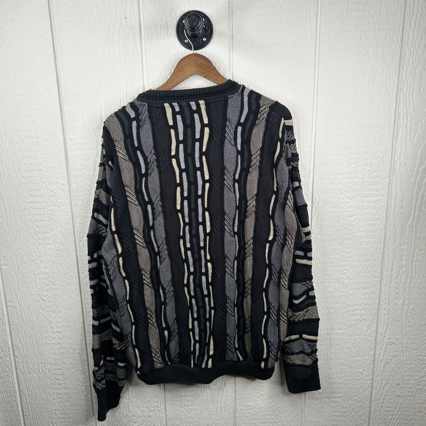 Vintage 90's 3D Knit Coogi Style Sweater (XL)