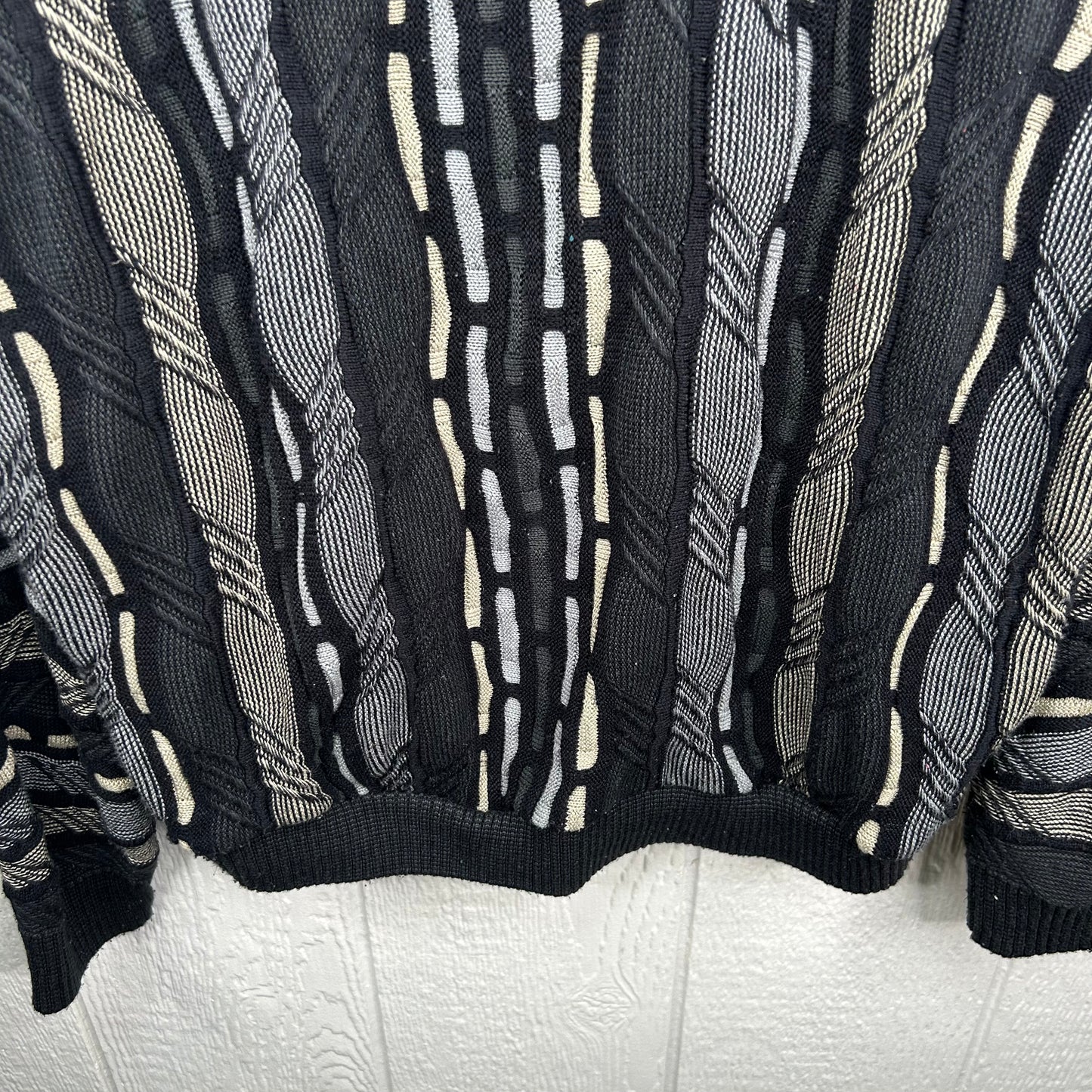 Vintage 90's 3D Knit Coogi Style Sweater (XL)