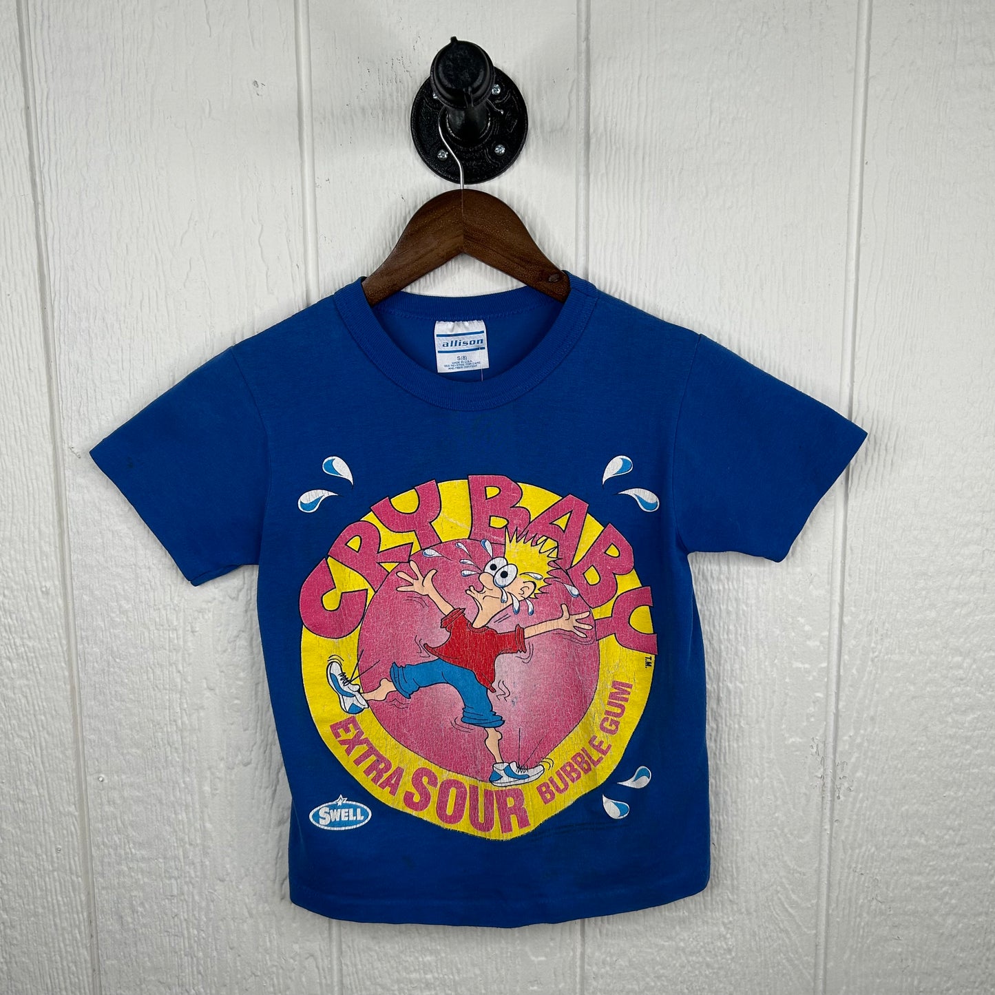 Vintage 80's Cry Baby Extra Sour Candy Graphic Tee (XS)