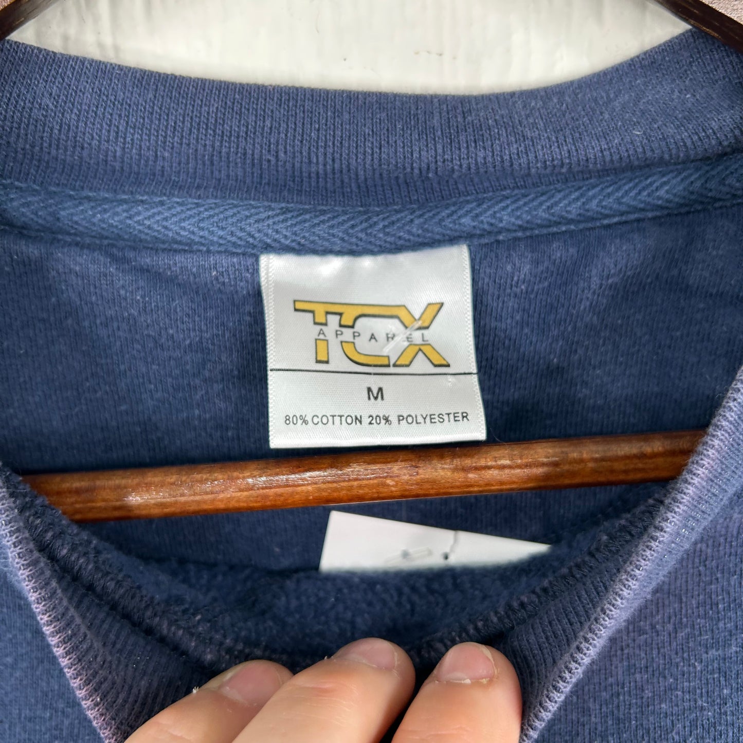 Y2K Faded West Virginia Graphic Crewneck (M)