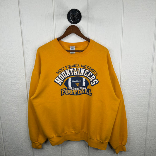 Vintage y2k West Virginia Mountaineers Football Crewneck (XL)