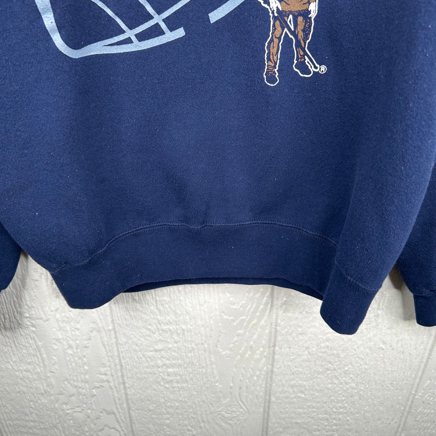 Vintage 90's WVU Mountaineers Football Graphic Crewneck (M)