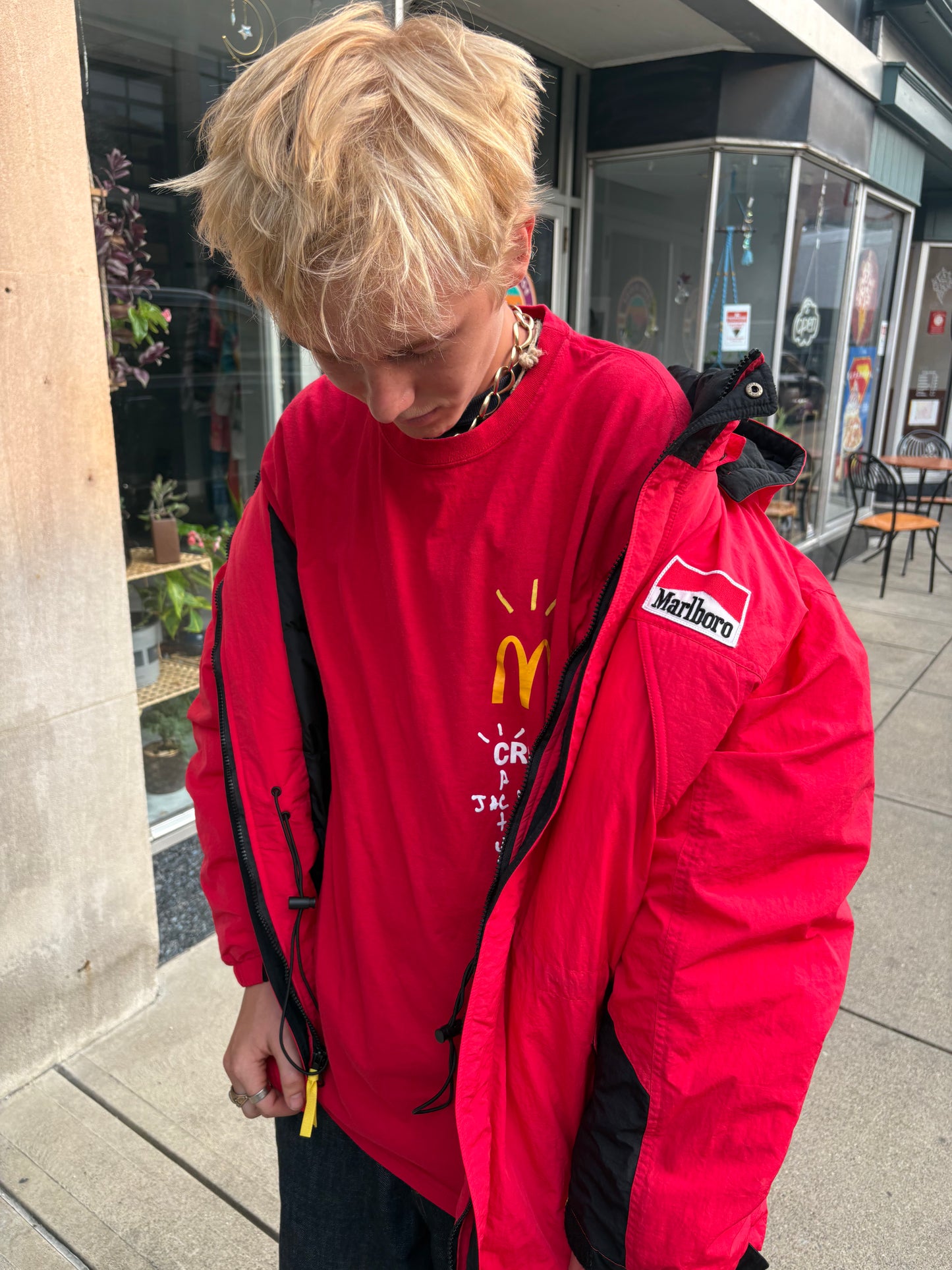 Mcdonald's x Travis Scott Cactus Jack Crewneck Graphic Tee (XXL)