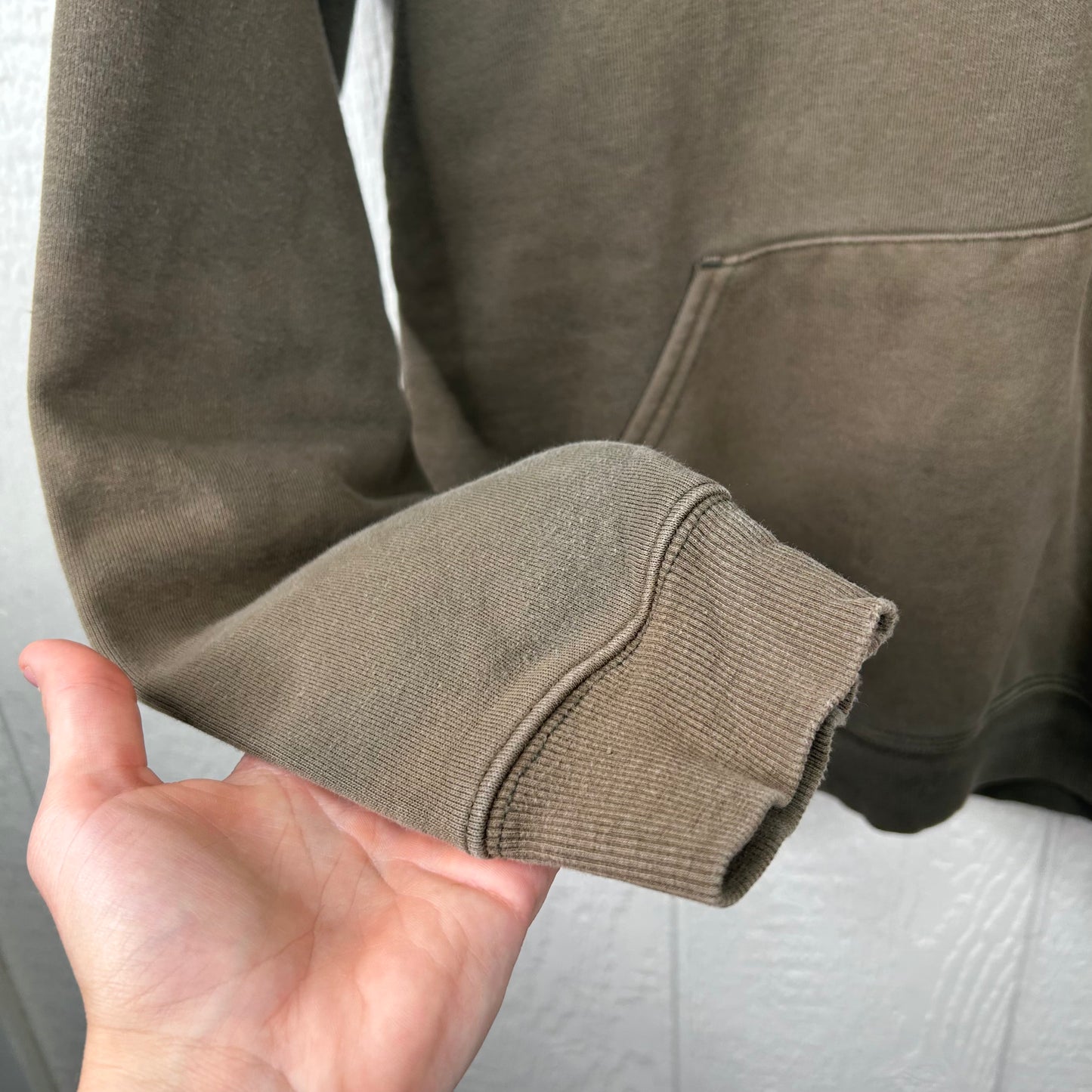 Vintage Brown Heavy Weight Carhartt Hoodie (S)