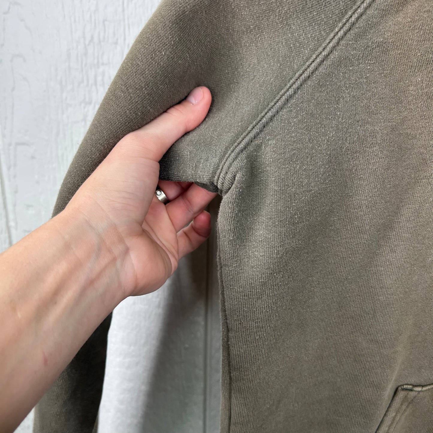 Vintage Brown Heavy Weight Carhartt Hoodie (S)