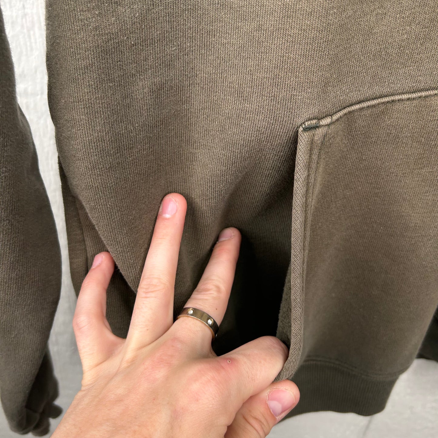 Vintage Brown Heavy Weight Carhartt Hoodie (S)