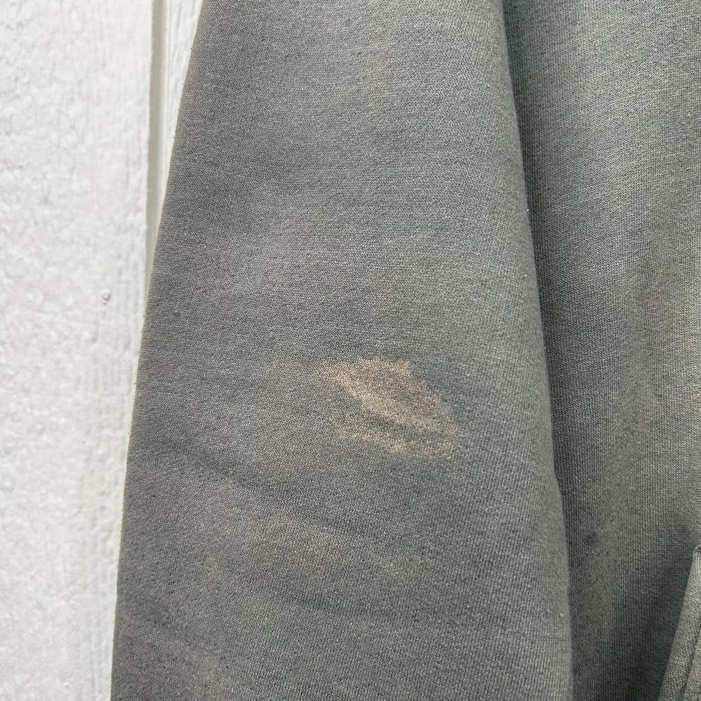 Vintage Faded Green Carhartt Zip-Up Hoodie (XL)