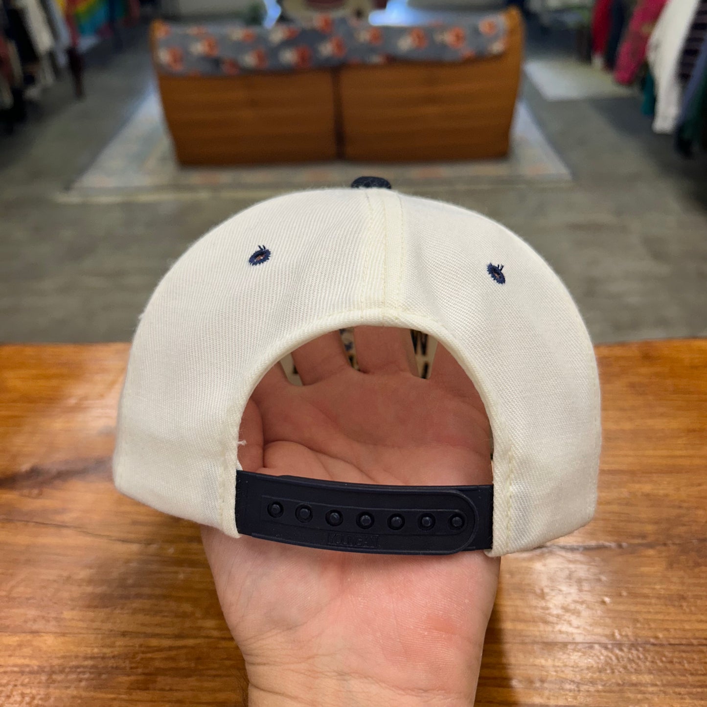 90's West Virginia Football Car Quest Bowl Hat