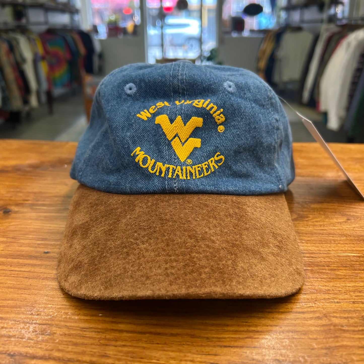 90's West Virginia Mountaineers Script Hat