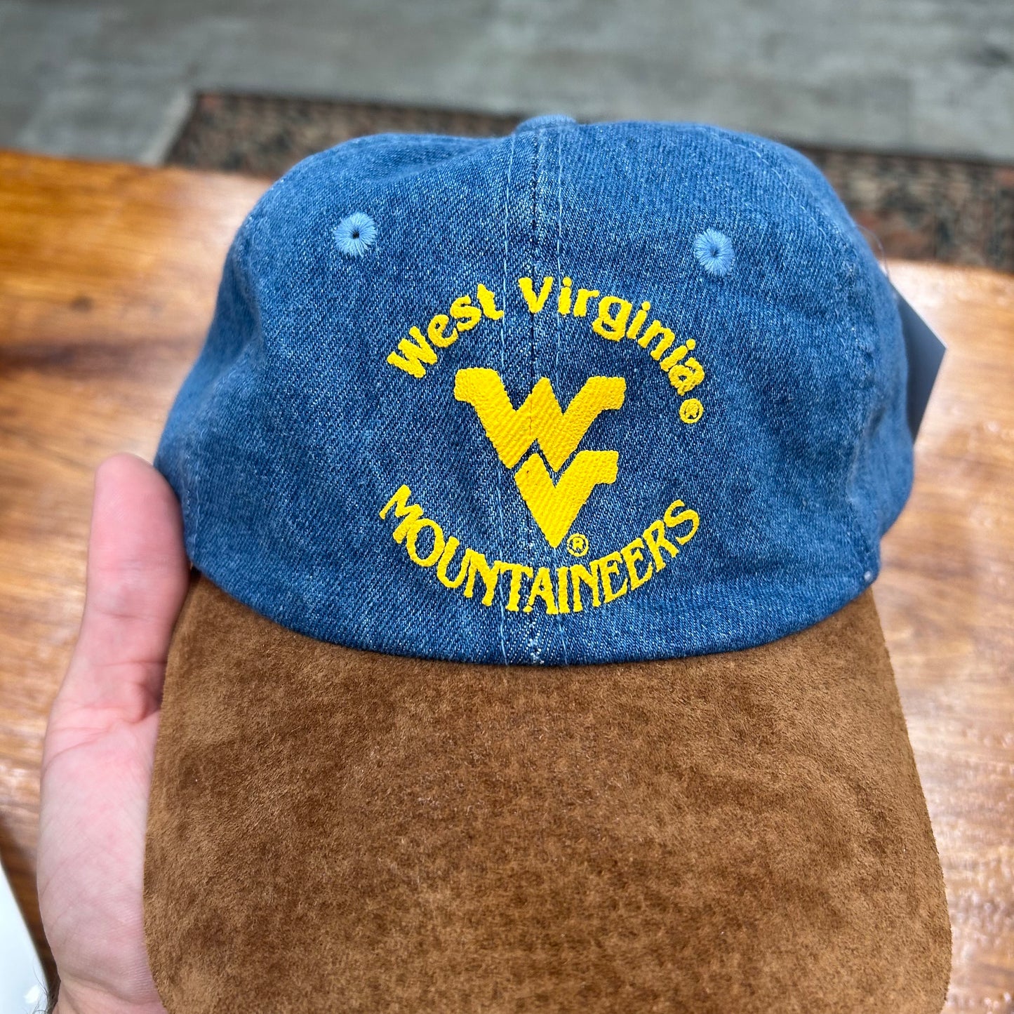 90's West Virginia Mountaineers Script Hat