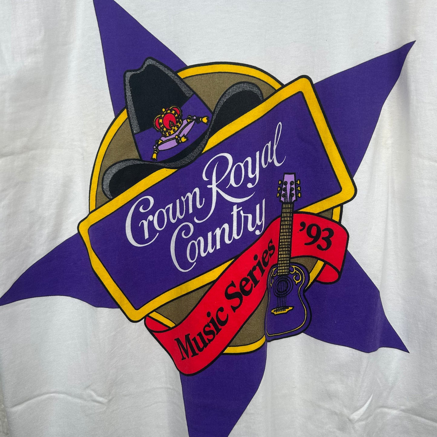 Vintage 90's Crown Royal Country Music Series Graphic Tee (L)