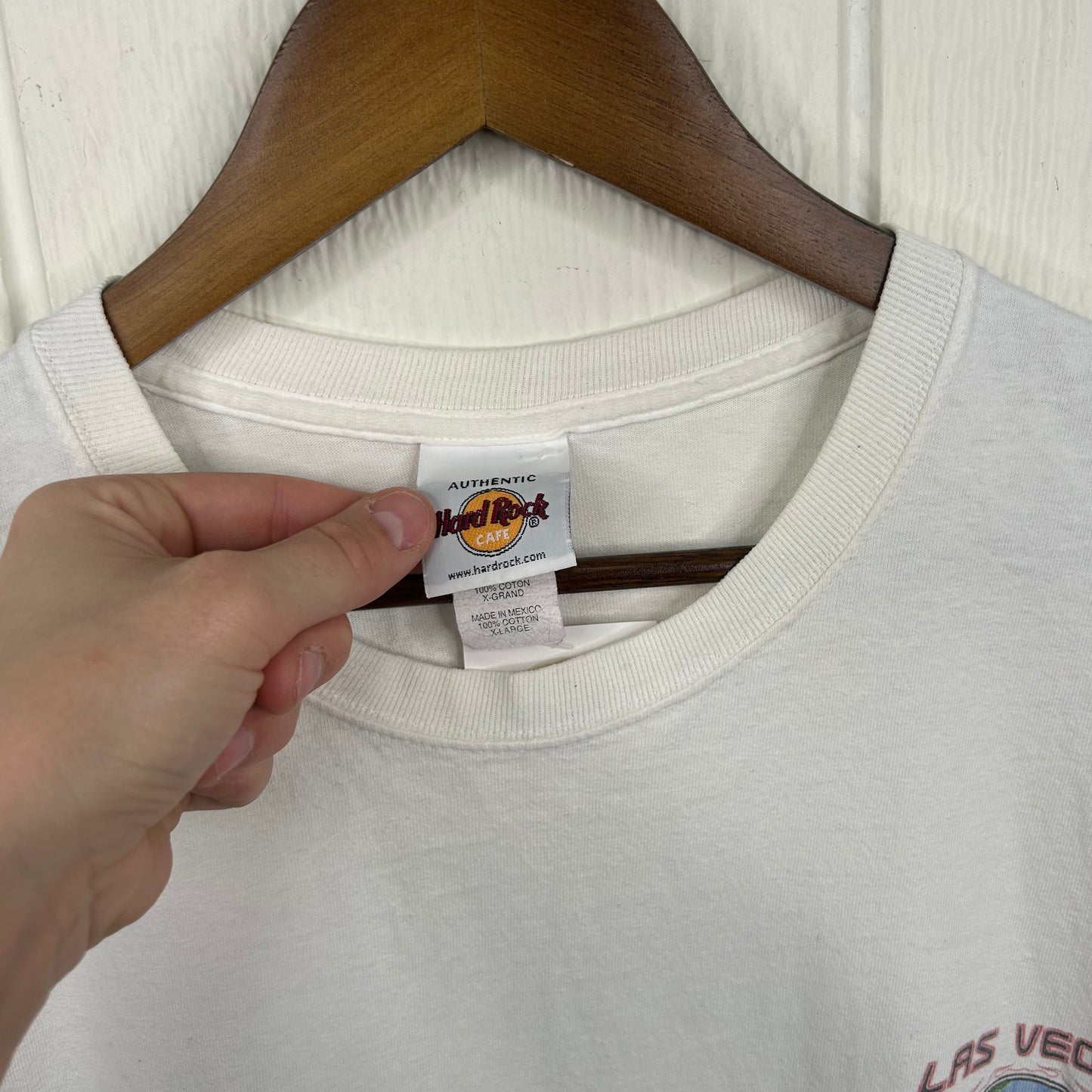 Vintage 90's Hard Rock Cafe Las Vegas Graphic Tee (XL)