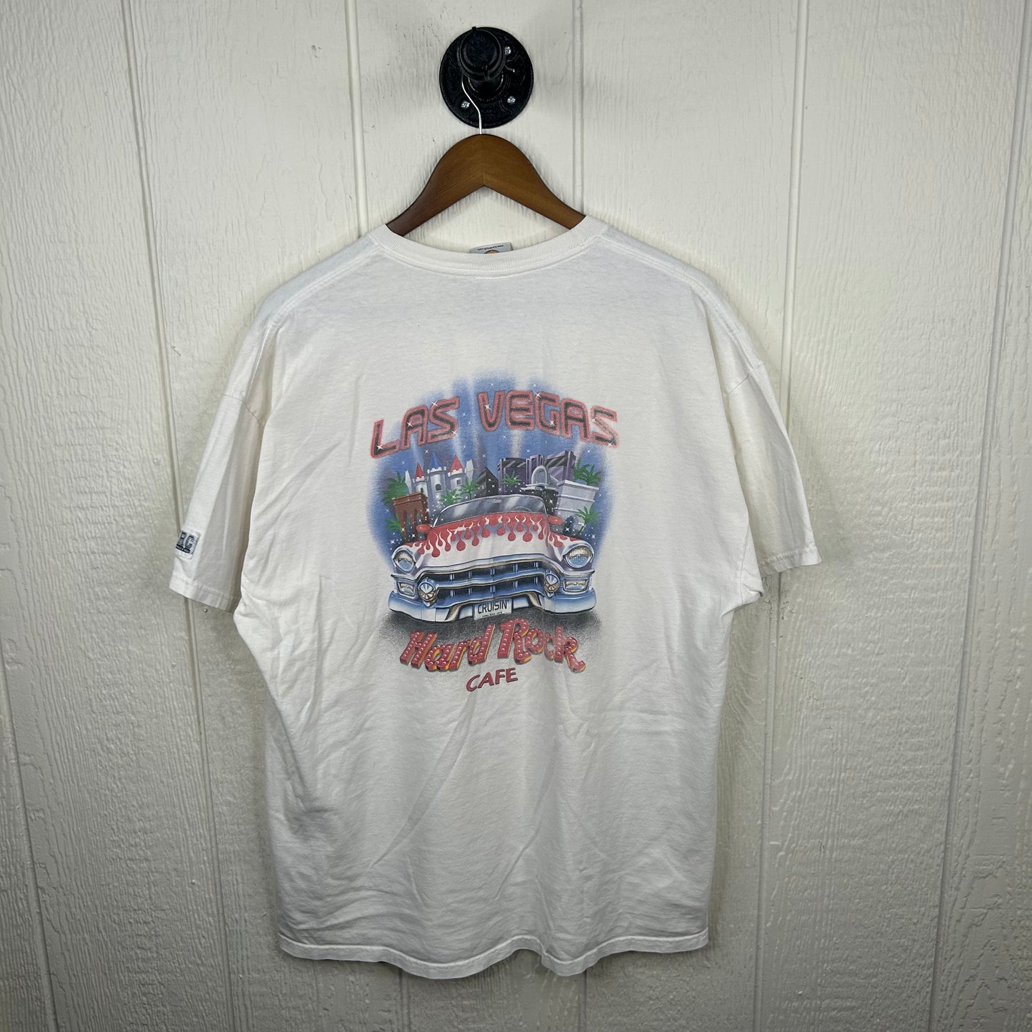 Vintage 90's Hard Rock Cafe Las Vegas Graphic Tee (XL)