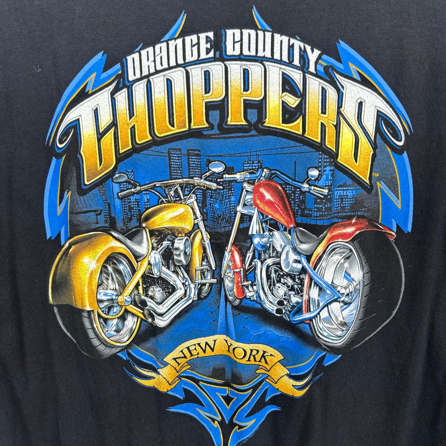 Y2K Orange County Choppers 'New York' Graphic Tee (XL)