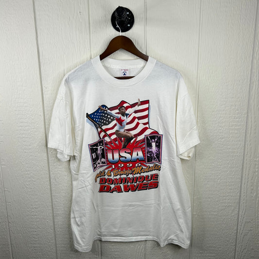 Vintage 1996 Team USA Olympics Gymnast Tee (XL)