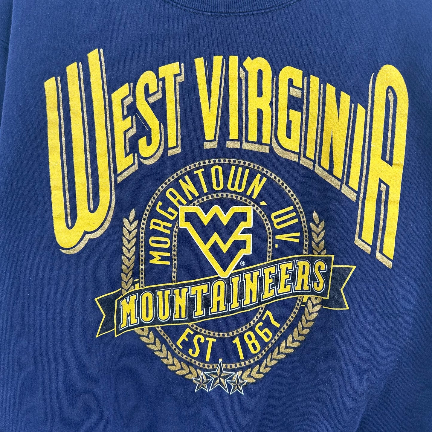 Vintage 80's West Virginia Mountaineers Crewneck (M)