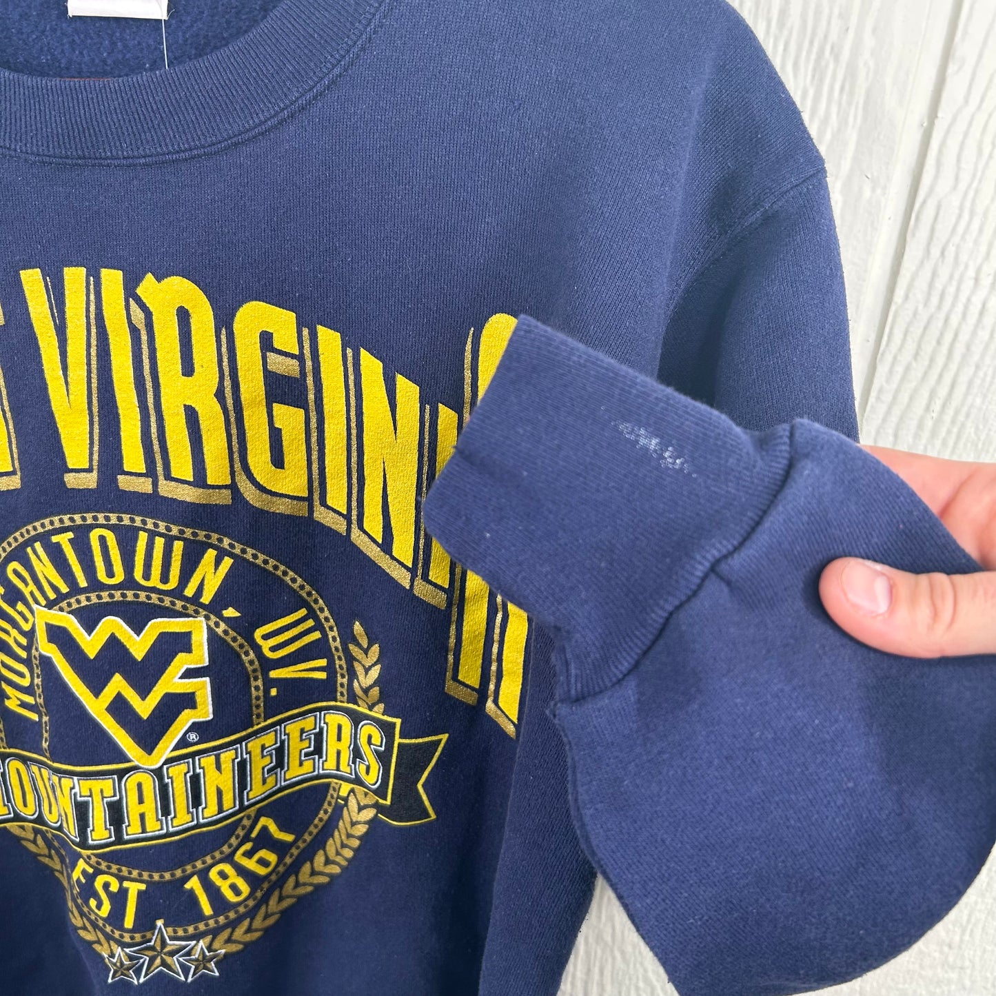 Vintage 80's West Virginia Mountaineers Crewneck (M)