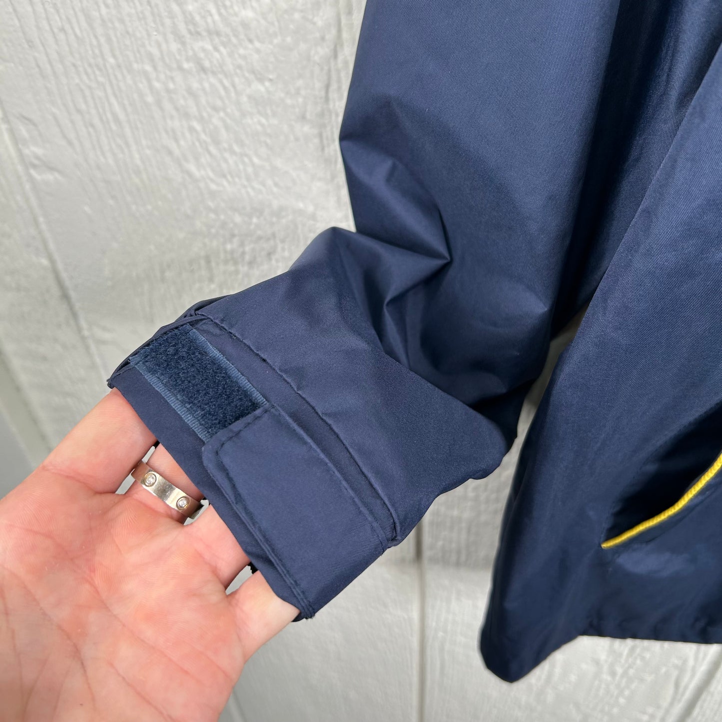 Y2K Embroidered Flying WV Full-Zip Windbreaker (XS)