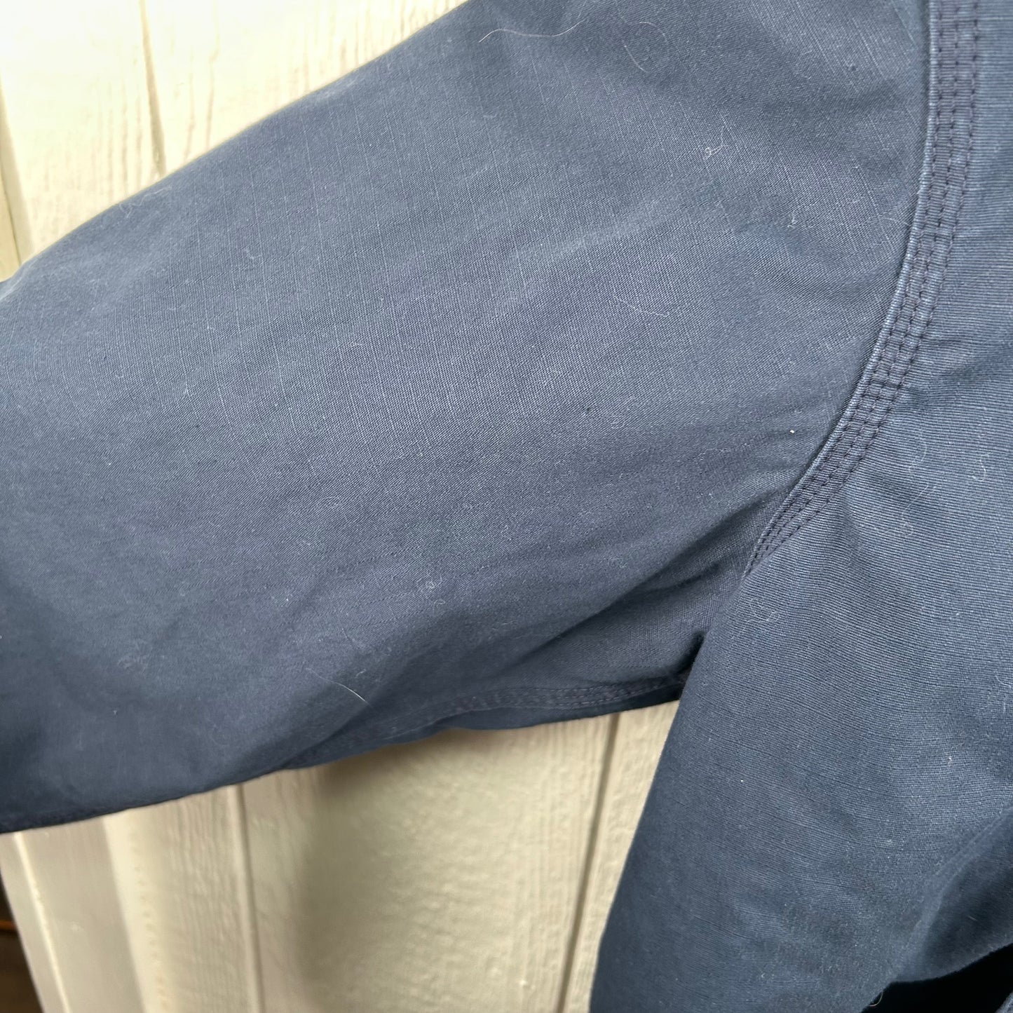 Vintage 90's Embroidered Flying WV Navy Carhartt Jacket (XL)