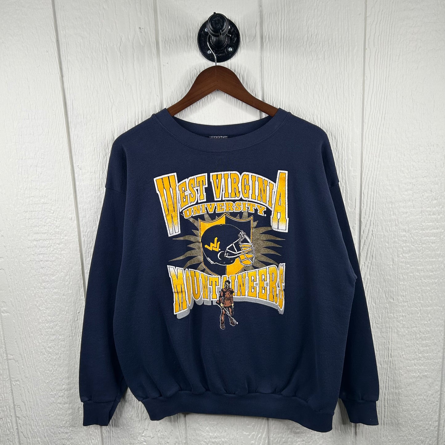 Vintage 90's West Virginia Mountaineers Crewneck (XL)