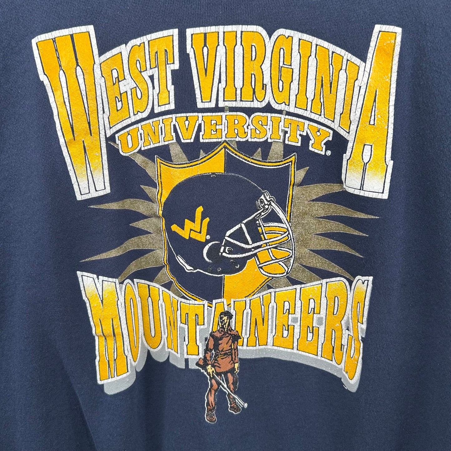 Vintage 90's West Virginia Mountaineers Crewneck (XL)