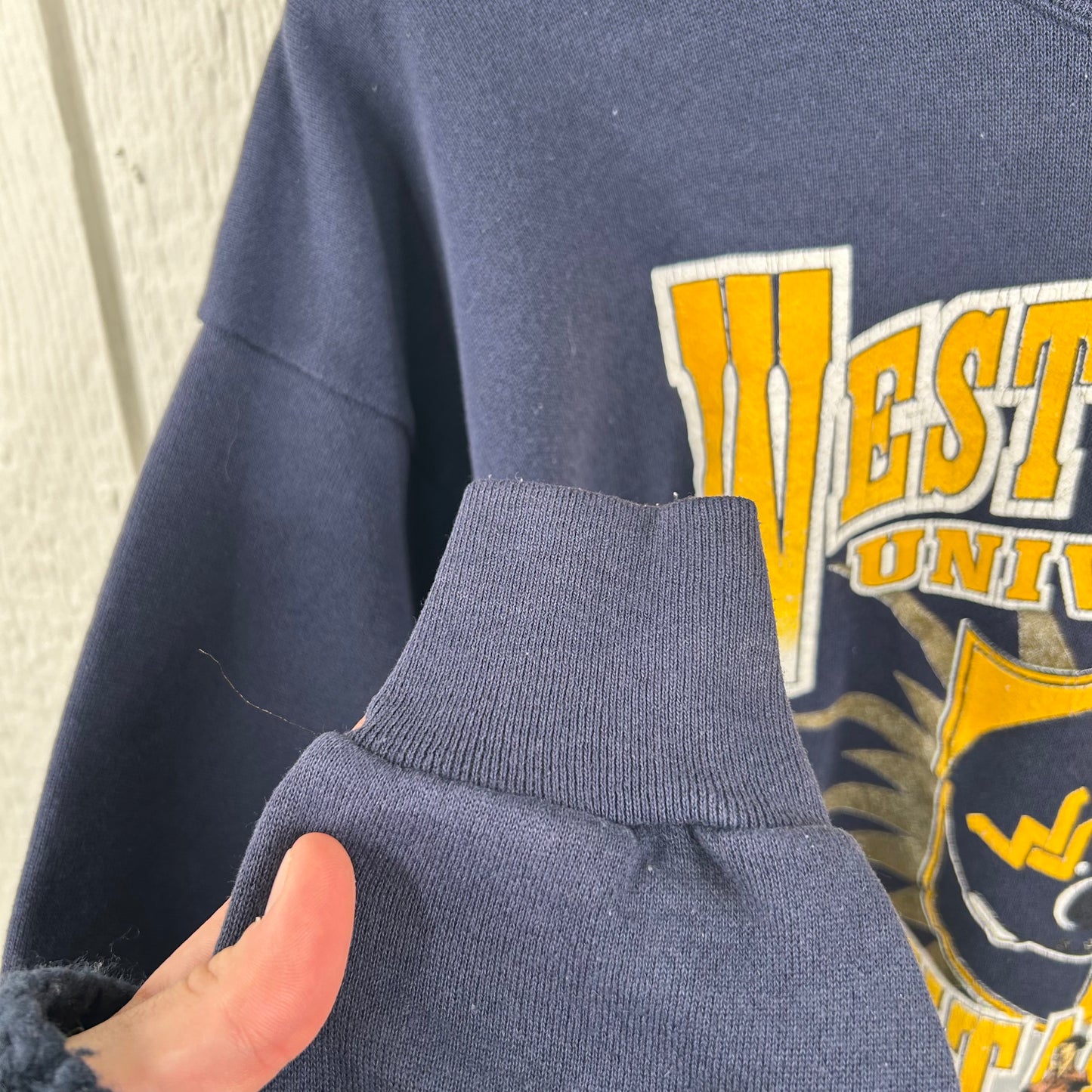 Vintage 90's West Virginia Mountaineers Crewneck (XL)