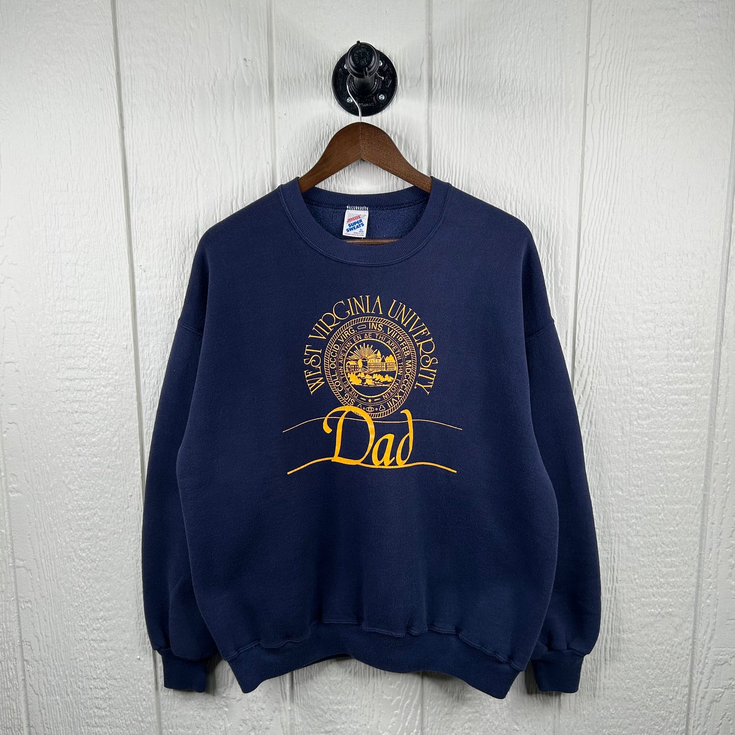 Vintage 80's West Virginia University Dad Crewneck (XL)