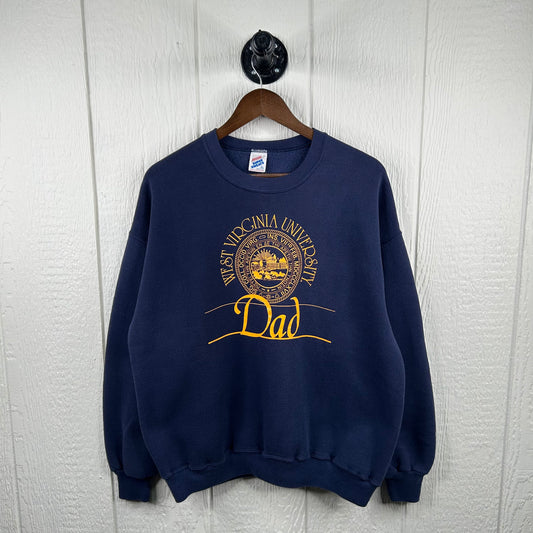 Vintage 80's West Virginia University Dad Crewneck (XL)