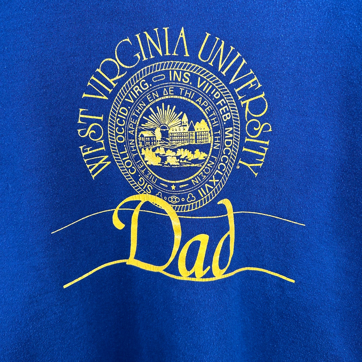 Vintage 80's West Virginia University Dad Crewneck (XL)