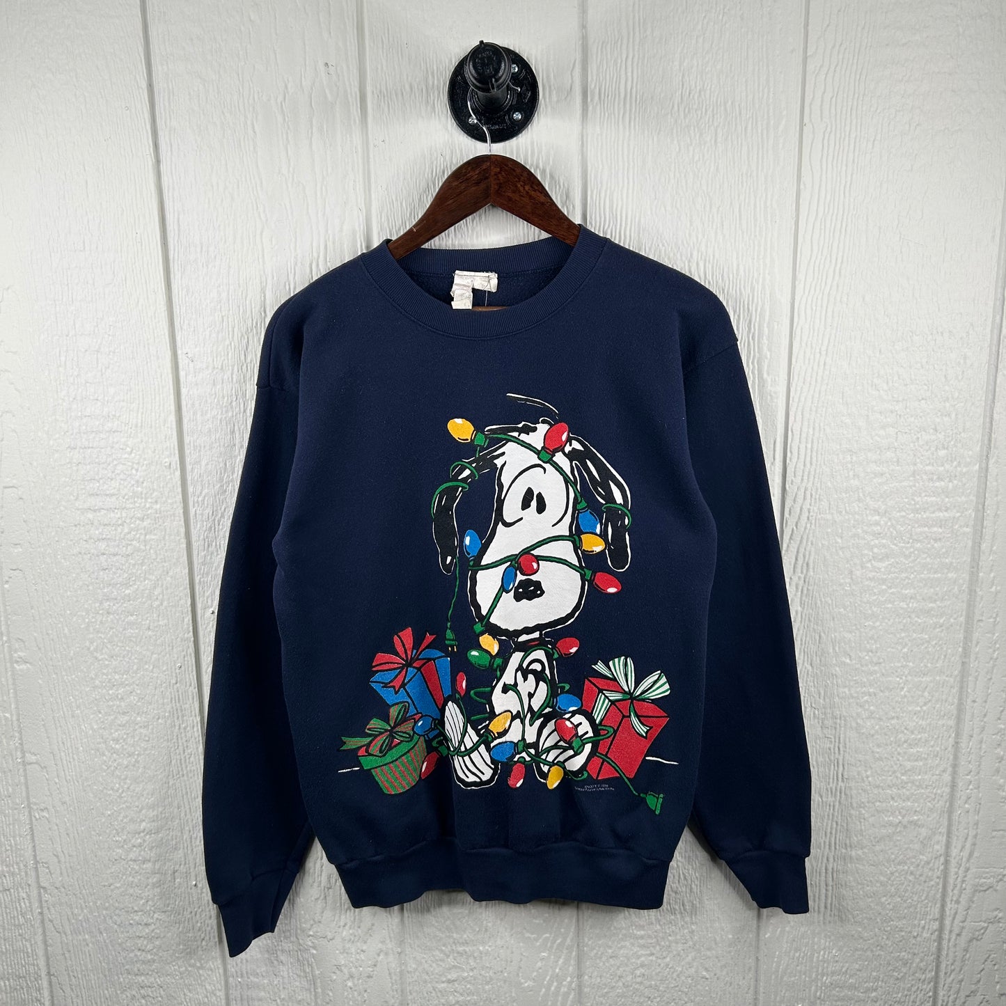 Vintage 80's Snoopy Christmas Crewneck (M)