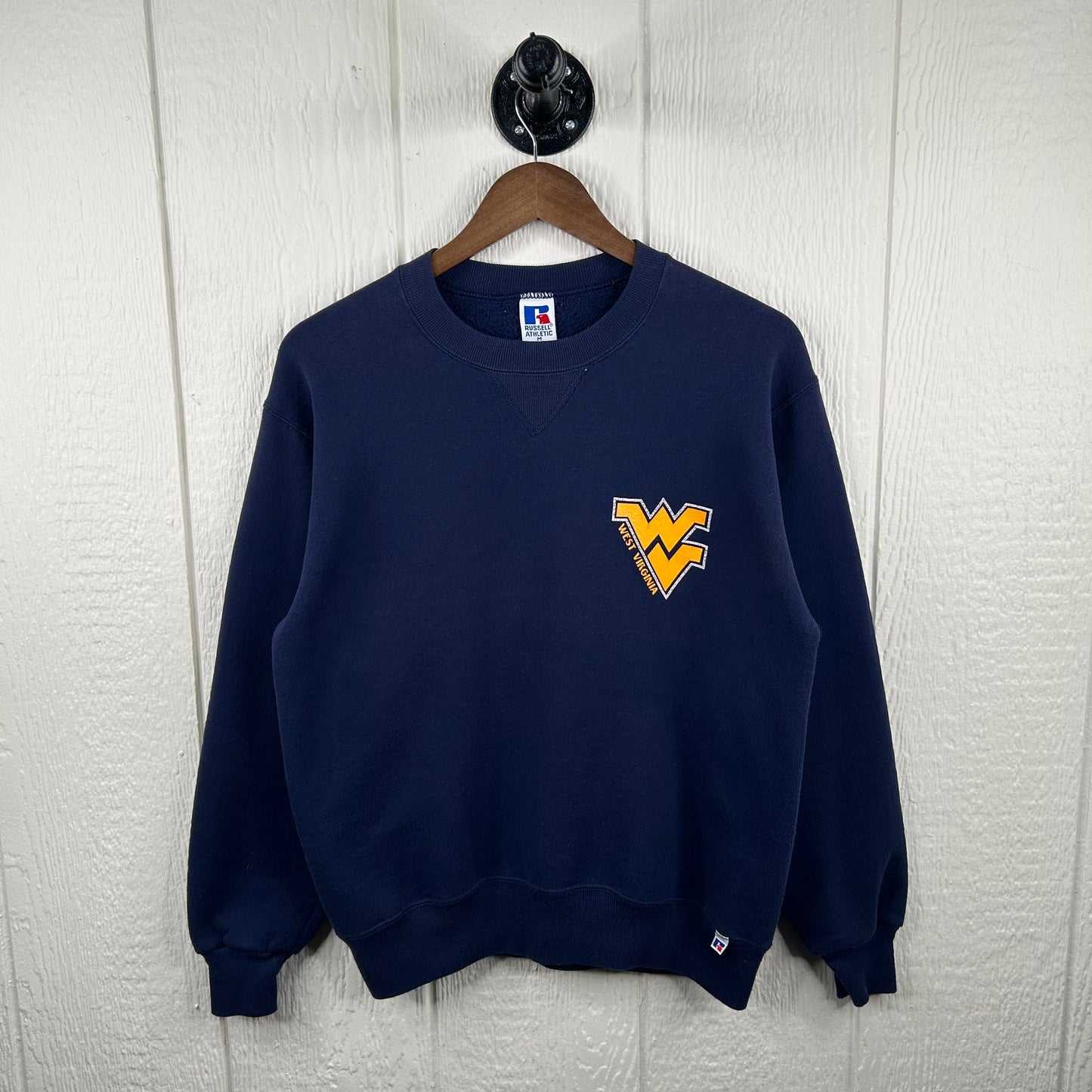Vintage 90's Navy Flying West Virginia Crewneck (M)