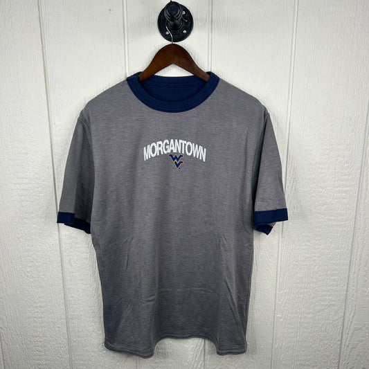 Vintage 90s Reversible West Virginia Mountaineers Tee (L)