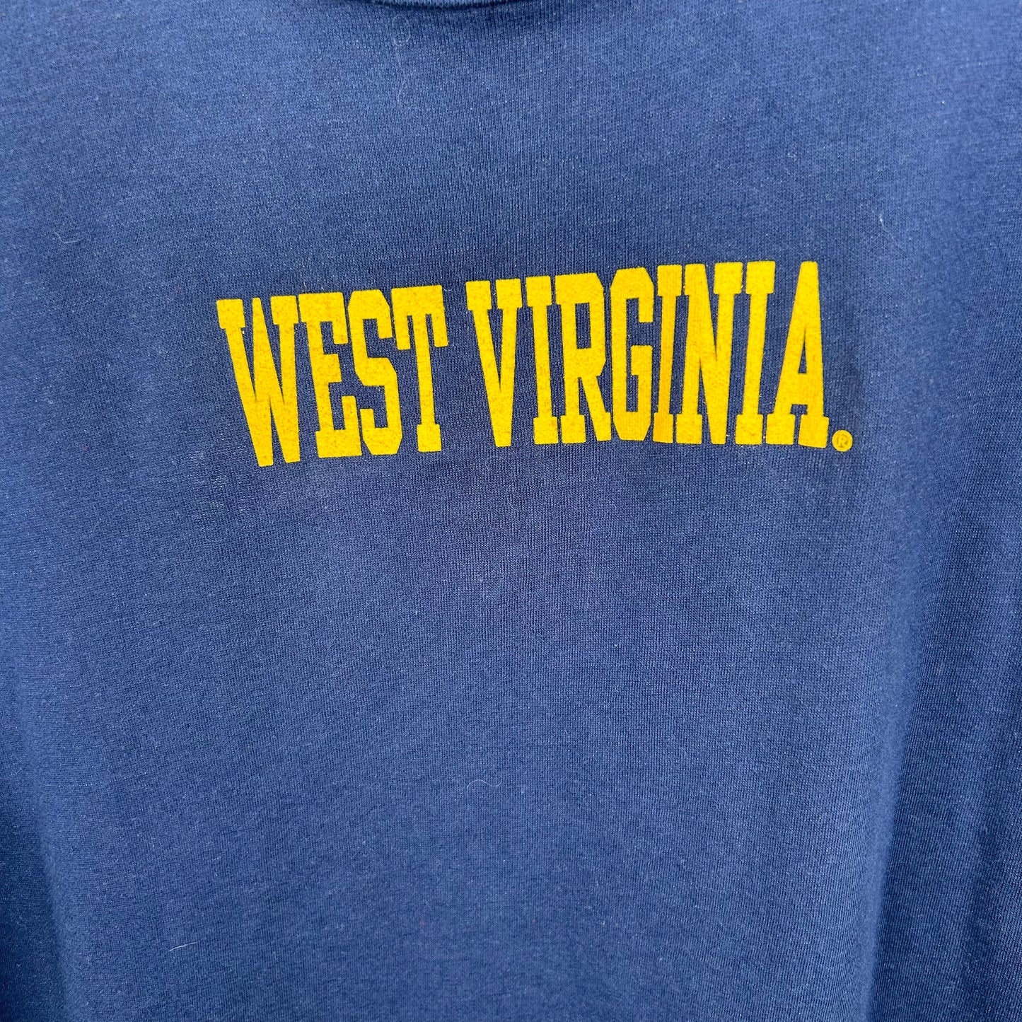 Vintage 90s Reversible West Virginia Mountaineers Tee (L)