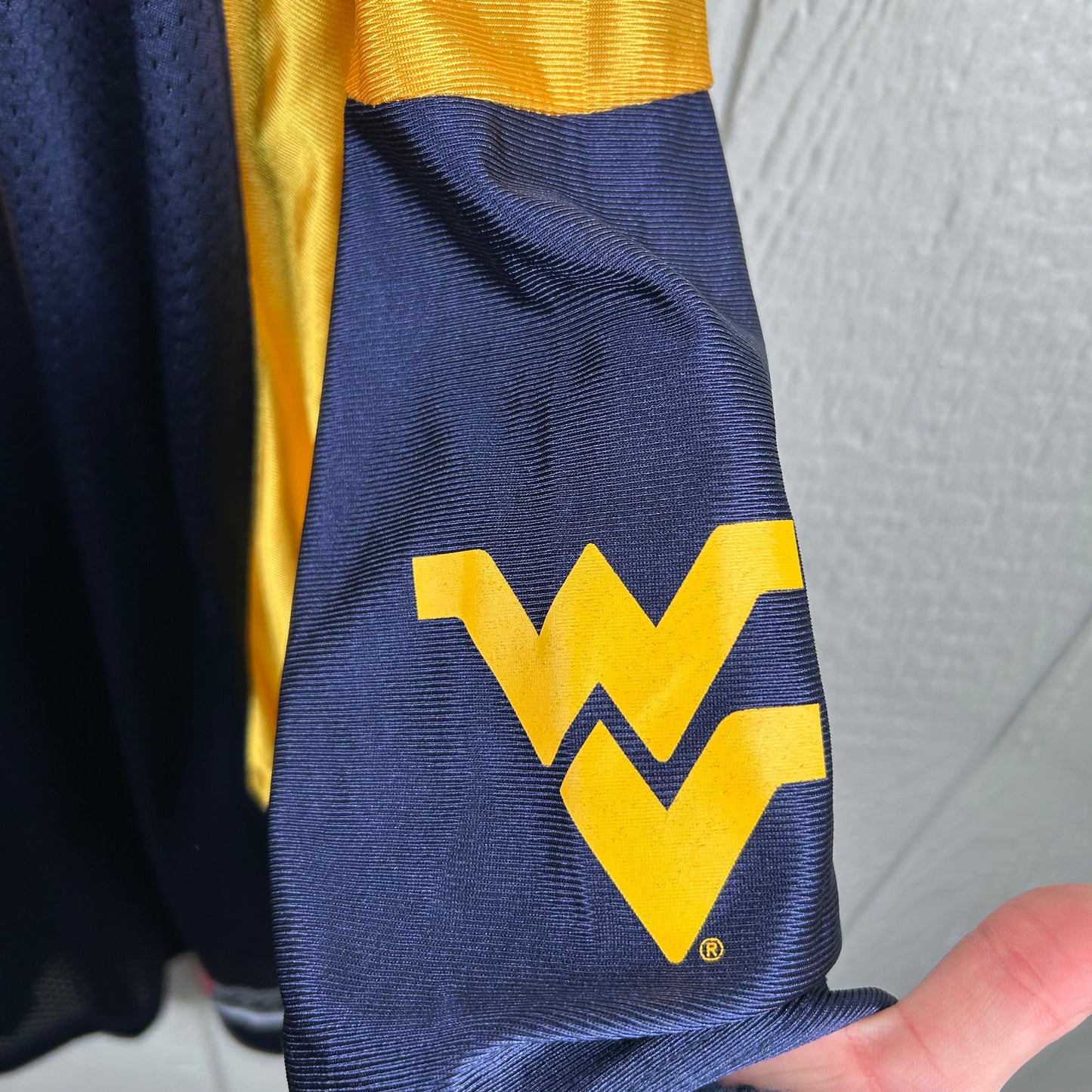 Y2K Nike WVU Number 10 Navy Jersey (XXL)